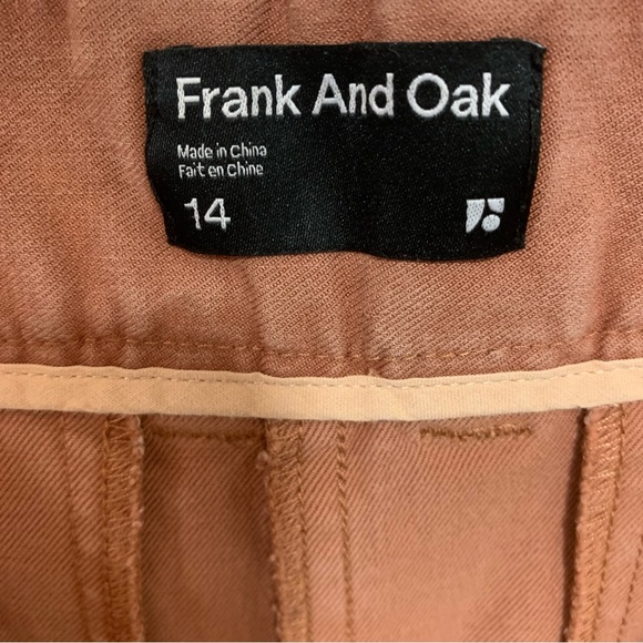 Burnt Orange Frank and Oak Trousers - Picture 5 of 7